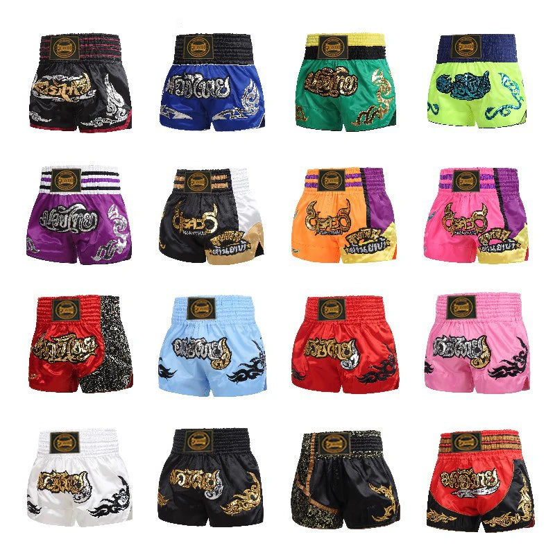 Shorts de Muay Thaï-H/F