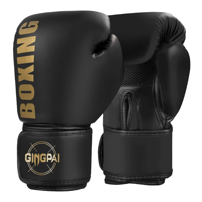 Gants de boxe/kickboxing/muaythai Qualité Standard 6/8/10/12oz Adult Women Men