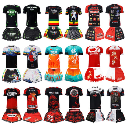 Ensemble assortis. Training Sleeve Muay Thai Boxing Martial Arts Series Set