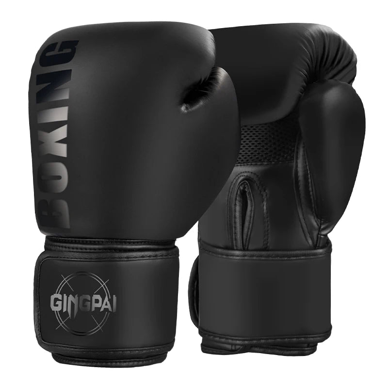 Gants de boxe/kickboxing/muaythai Qualité Standard 6/8/10/12oz Adult Women Men