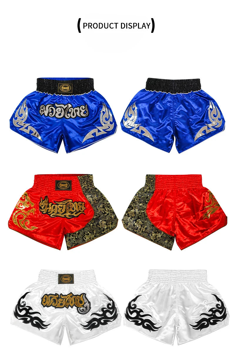 Shorts de Muay Thaï-H/F