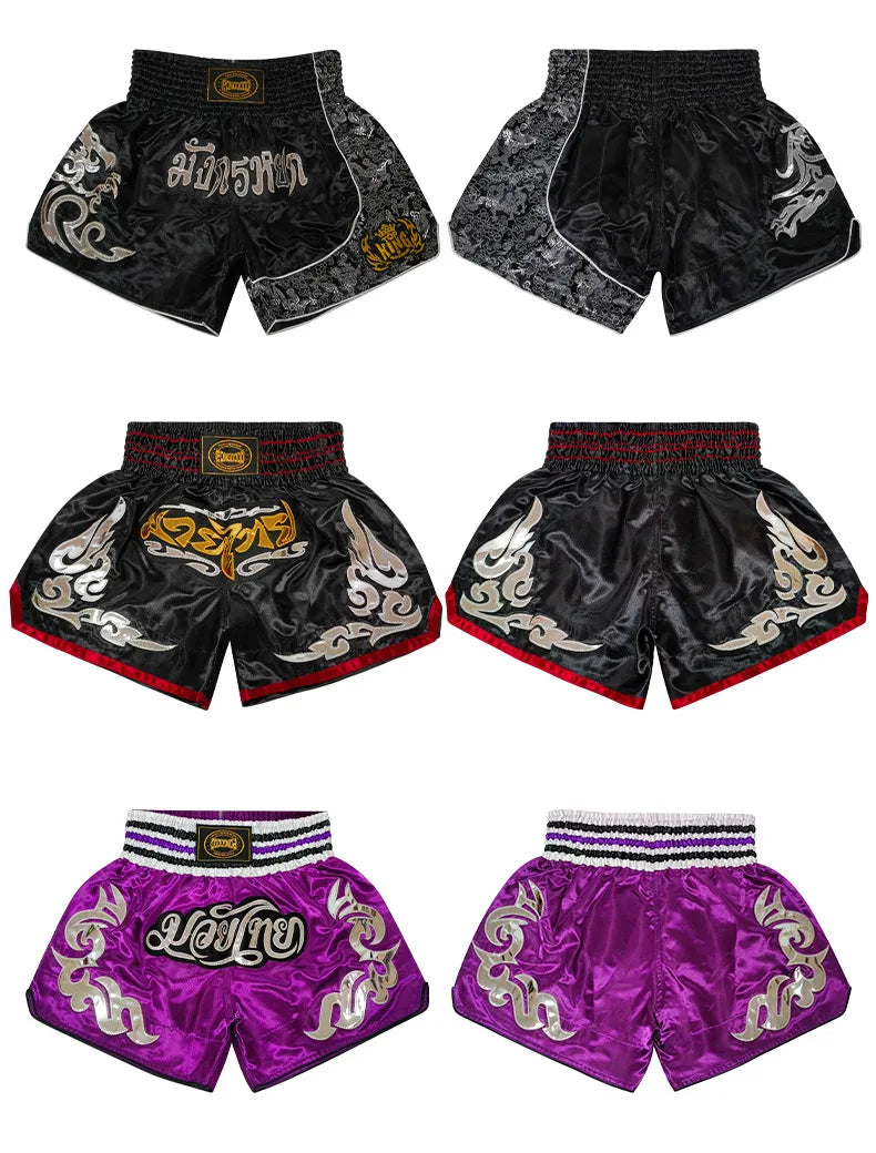 Shorts de Muay Thaï-H/F