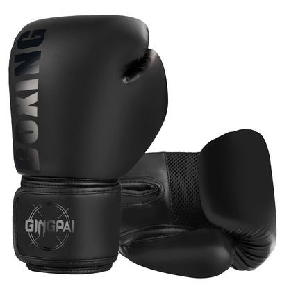 Gants de boxe/kickboxing/muaythai Qualité Standard 6/8/10/12oz Adult Women Men