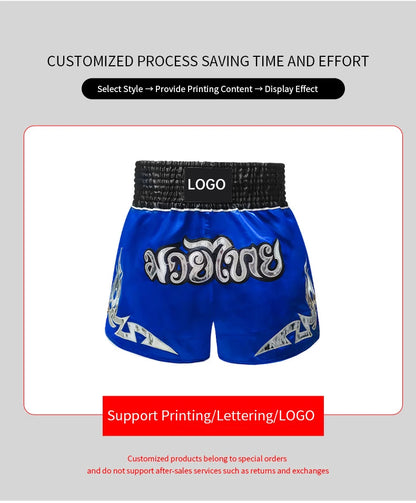 Shorts de Muay Thaï-H/F