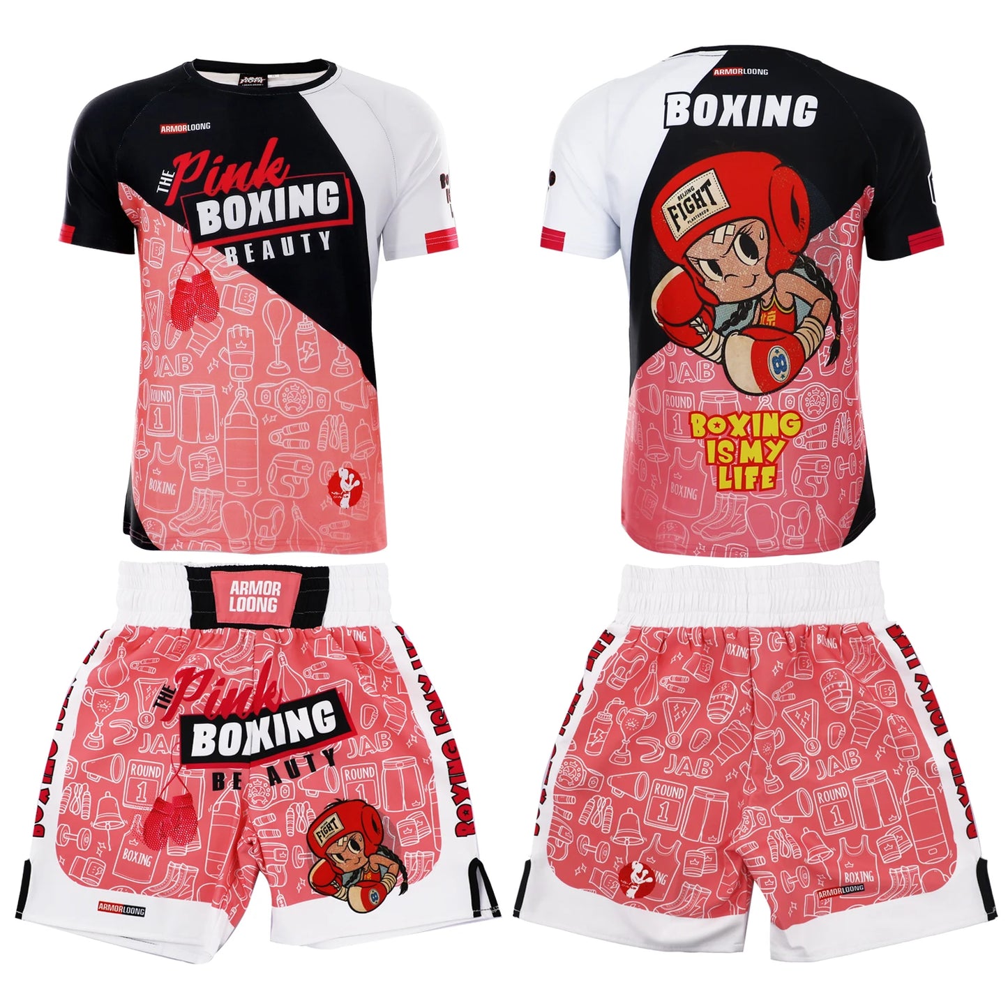 Ensemble assortis. Training Sleeve Muay Thai Boxing Martial Arts Series Set