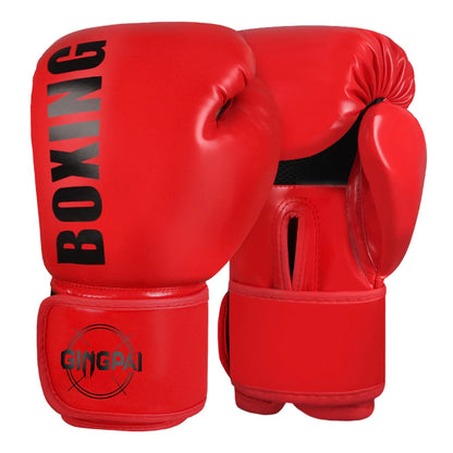 Gants de boxe/kickboxing/muaythai Qualité Standard 6/8/10/12oz Adult Women Men